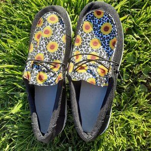 Sunflower slip on shoes